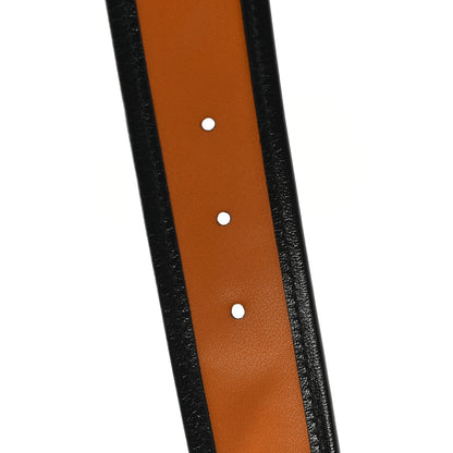 Gucci Azalea Calfskin Matelasse Diagonal Torchon Double G 40mm Belt 90 36 Cognac Black 4 of 4