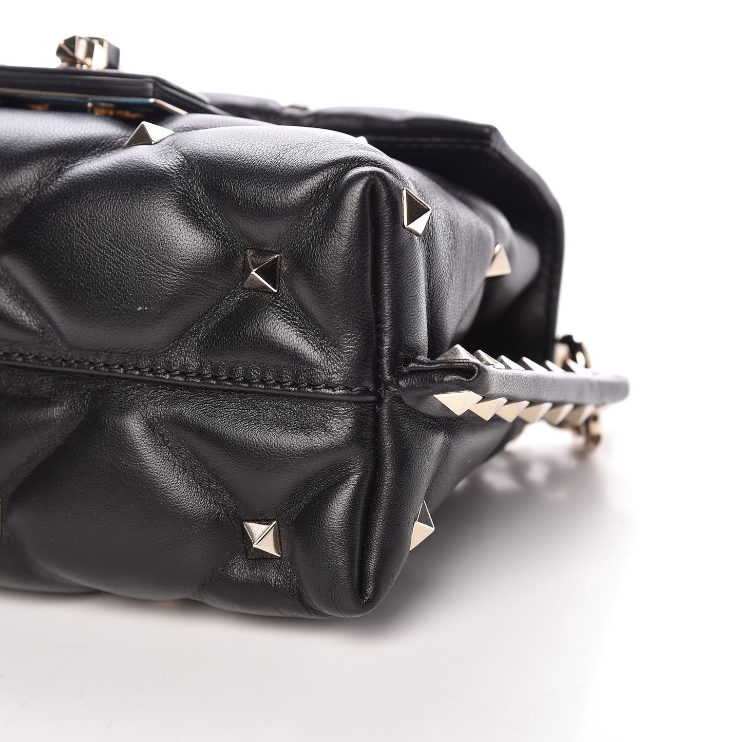 Nappa Mini Candystud Crossbody Black