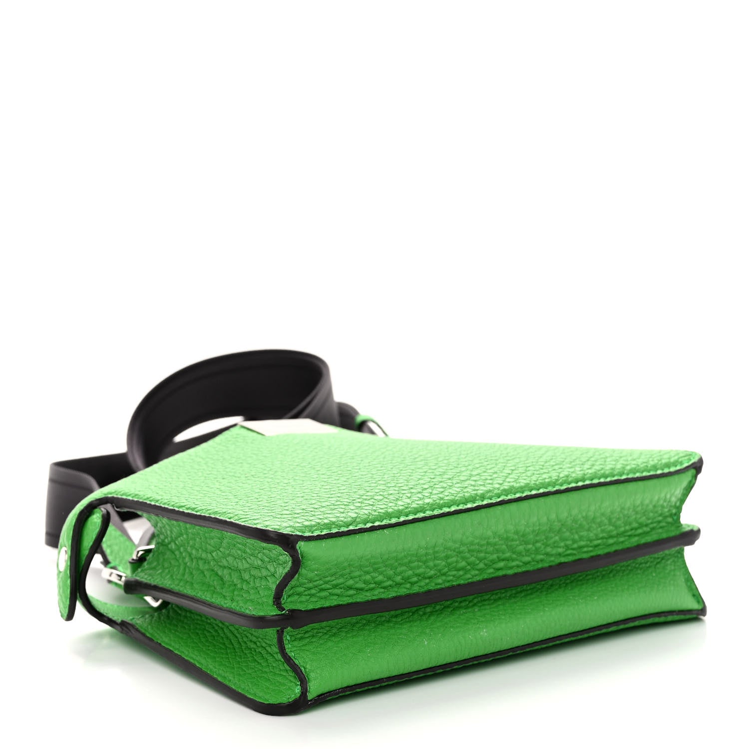 Fendi Cuoio Romano Vitello Cover Bi-Color Peekaboo I See U X Cross Satchel Tomatillo 4 of 11