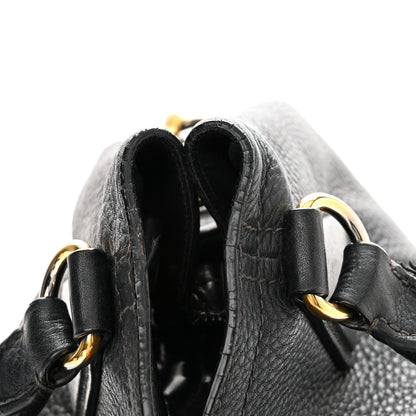 Prada Vitello Daino Tote Black 17 of 17