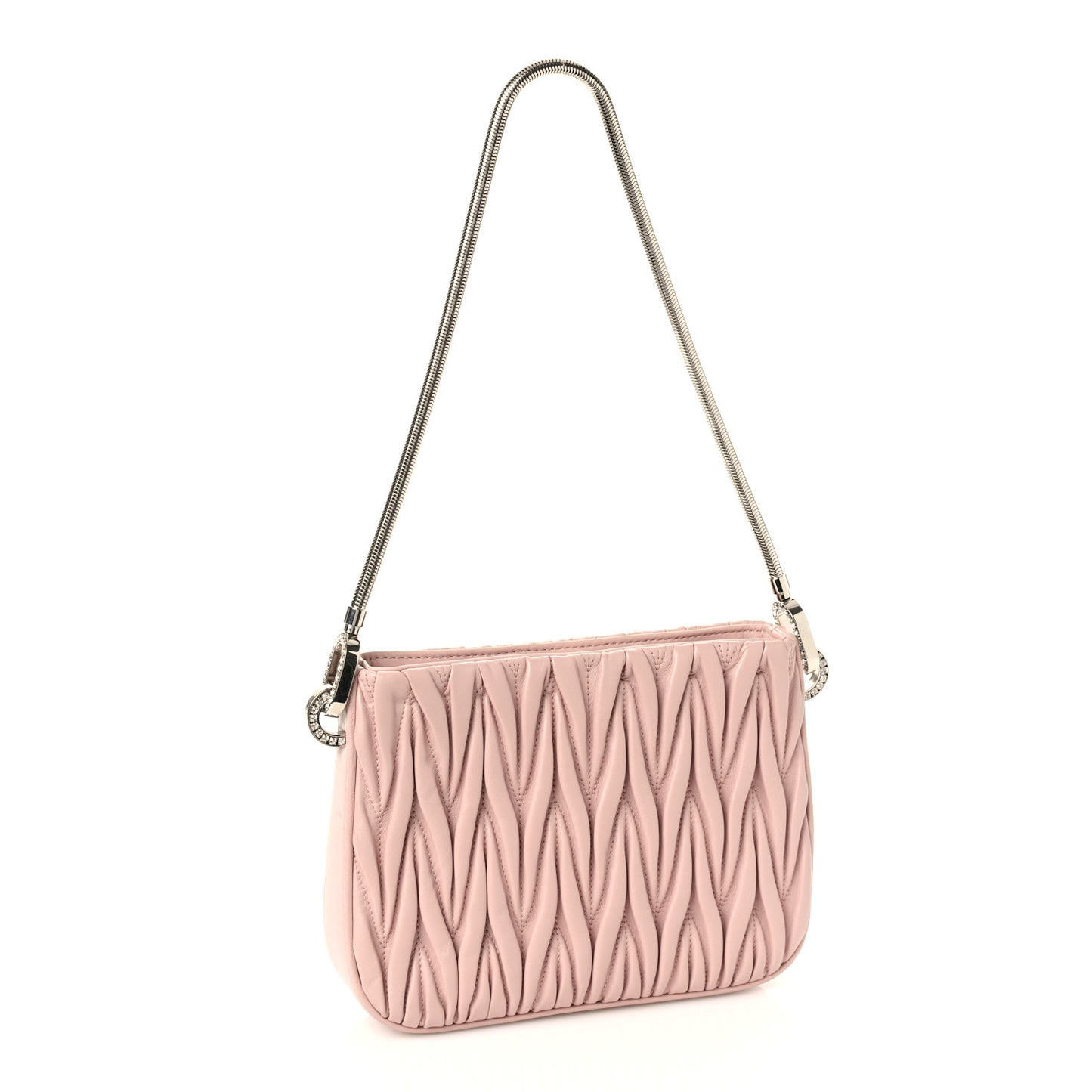 Nappa Matelasse Sassy Handbag Opale