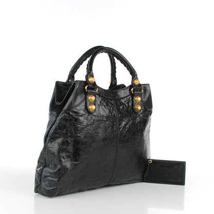 Balenciaga Agneau Giant 21 Gold Hardware Brief Black 3 of 7