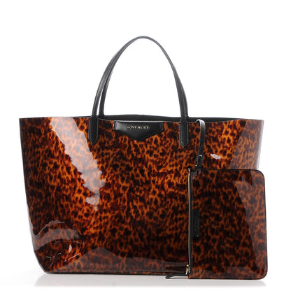 Givenchy Patent Calfskin Tortoise Print Large Antigona Tote 3 of 9