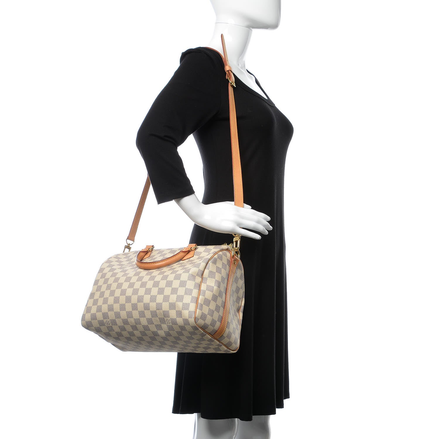 Louis Vuitton Damier Azur Speedy Bandouliere 30 2 of 19