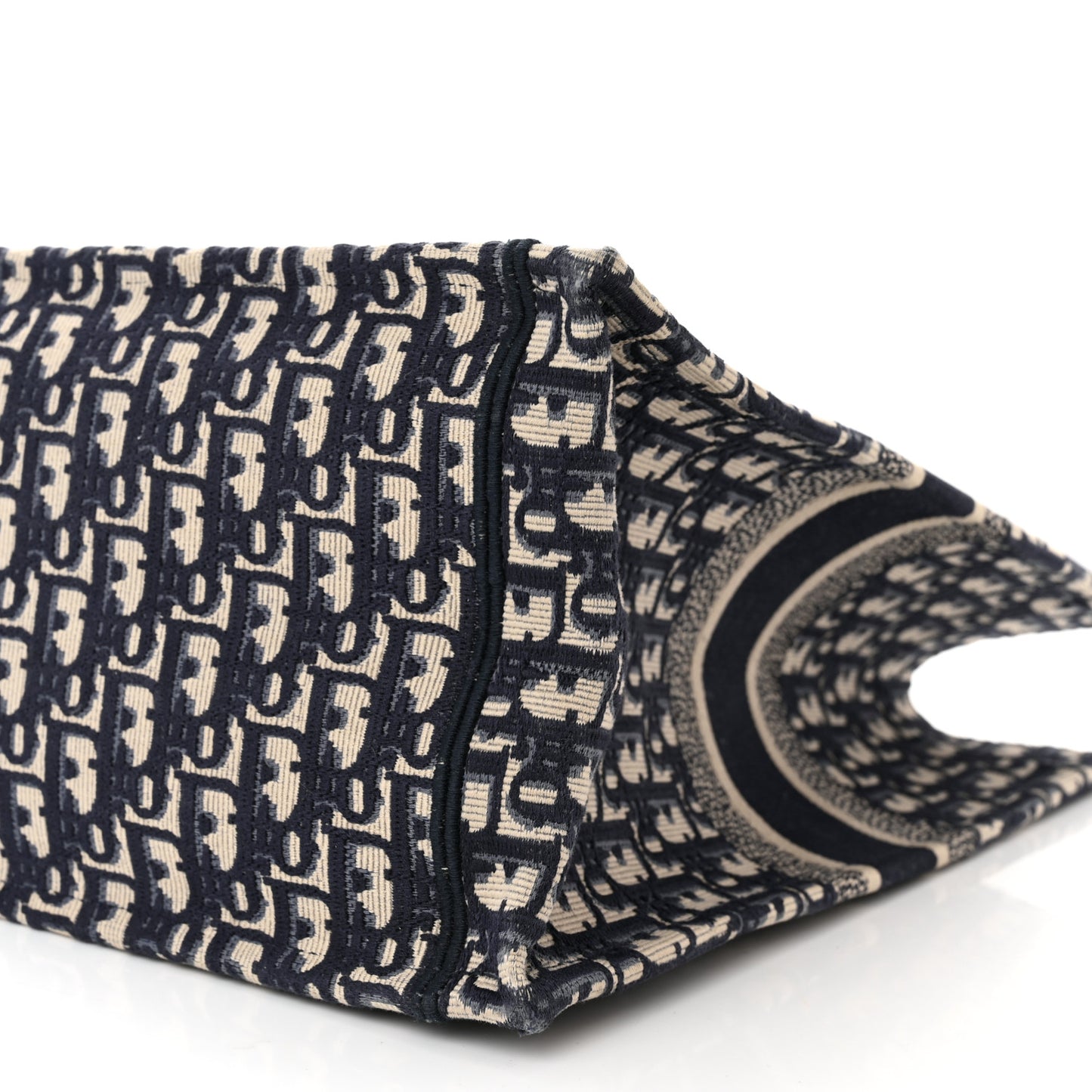 Oblique Large Book Tote Blue Multicolor