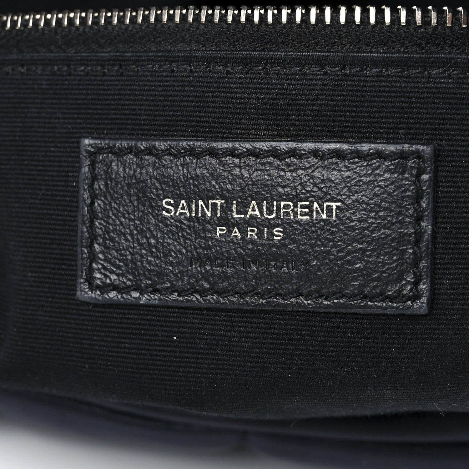 Saint Laurent Lambskin Quilted Medium Loulou Puffer Monogram Chain Satchel Navy 7 of 14
