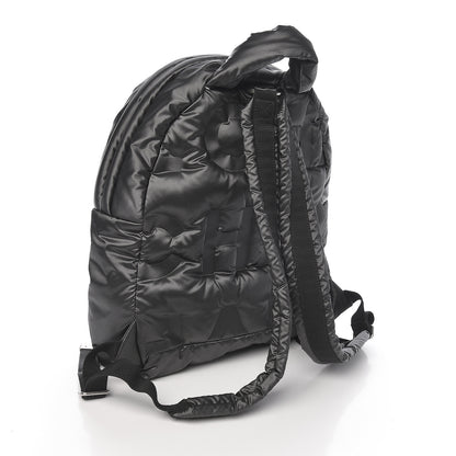 Chanel Nylon Embossed Small Doudoune Backpack Grey 3 of 11