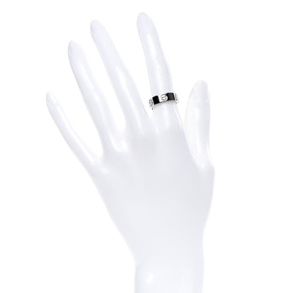 Cartier 18K White Gold 5.5mm LOVE Ring 50 5.25 2 of 4