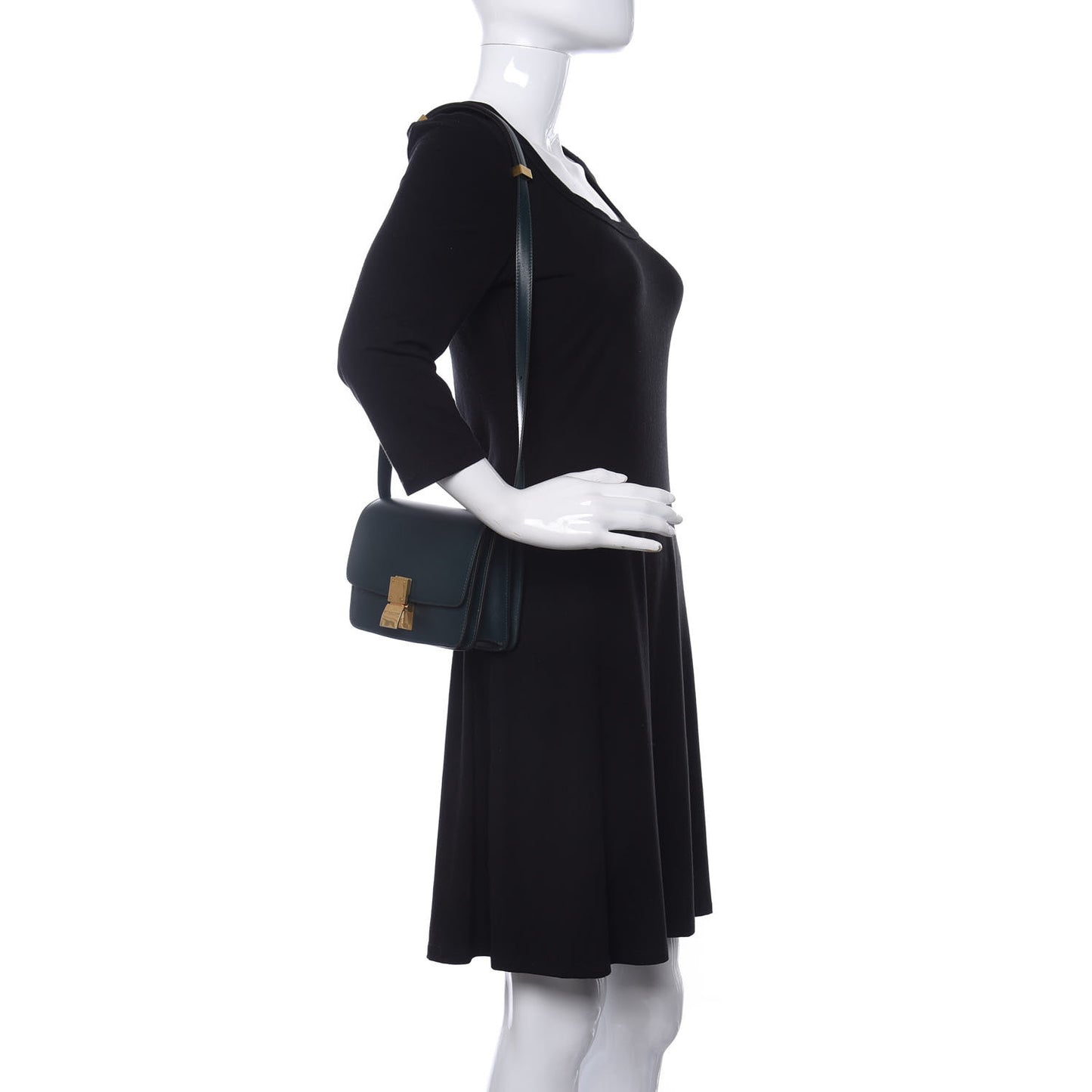 Box Calfskin Small Classic Box Flap Bag Amazone