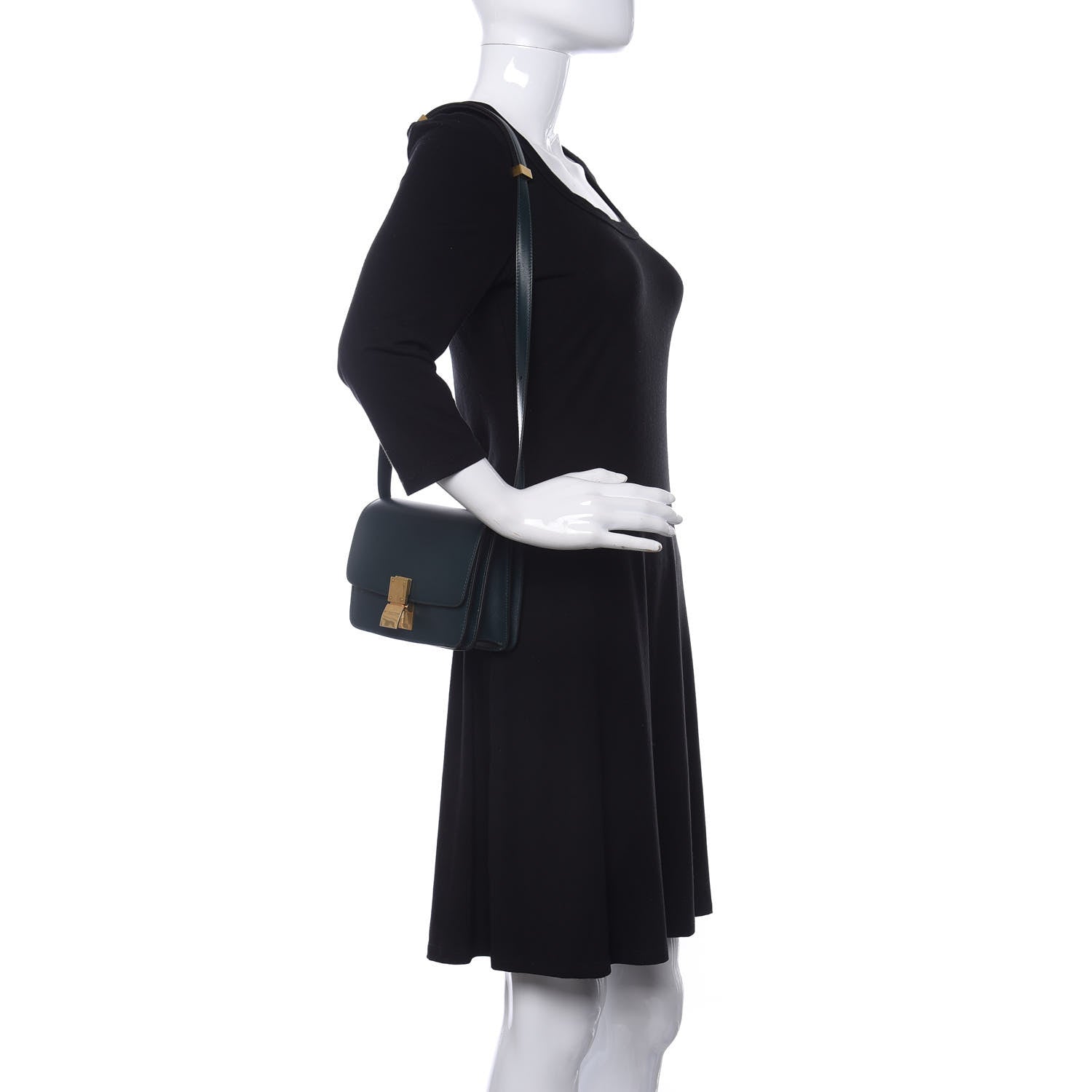 Celine Box Calfskin Small Classic Box Flap Bag Amazone 2 of 9