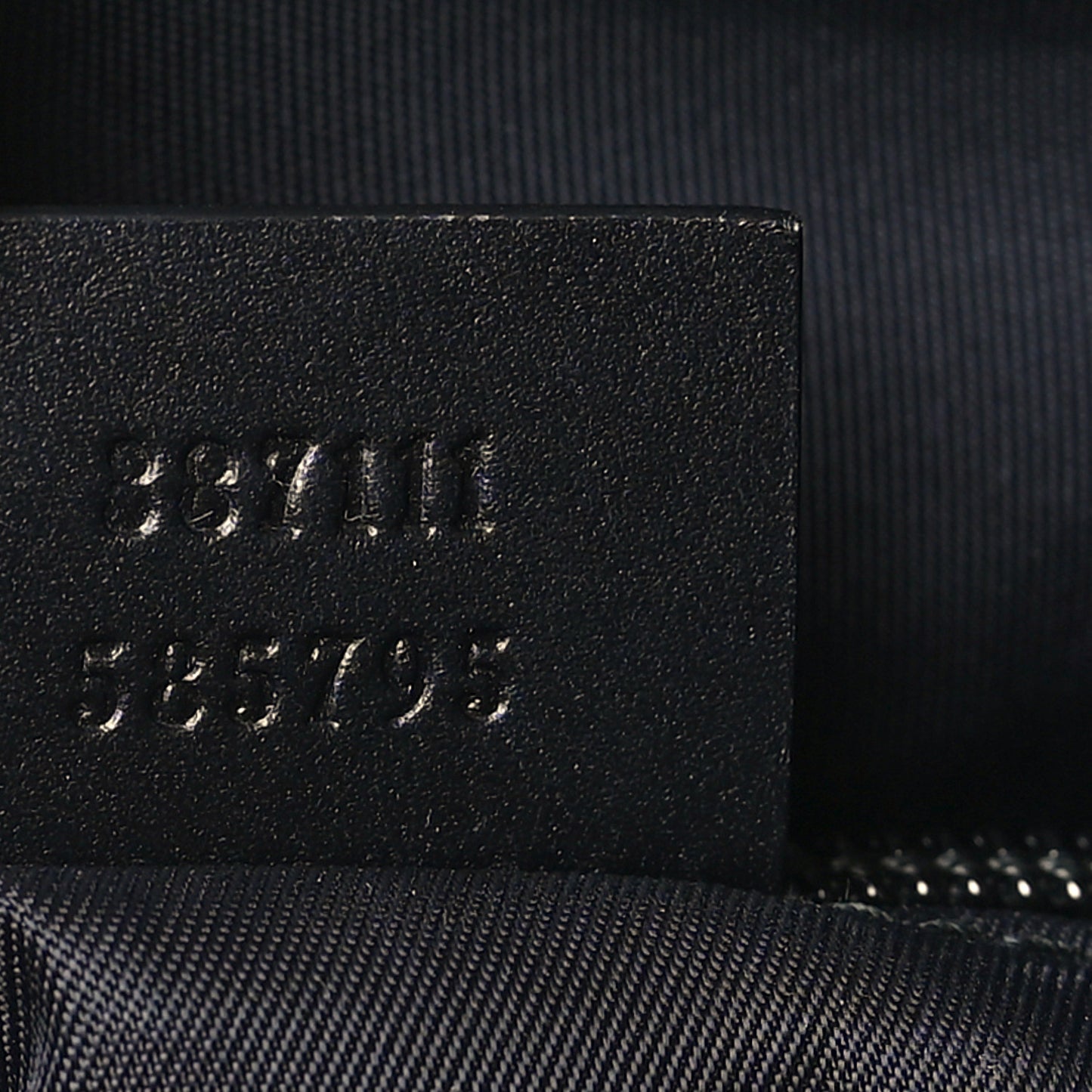 GG Supreme Monogram Web Messenger Bag Black