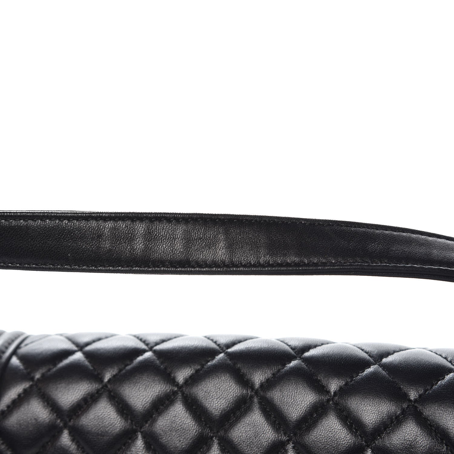 Chanel Lambskin Quilted Medium Boy Flap Black 12 of 15