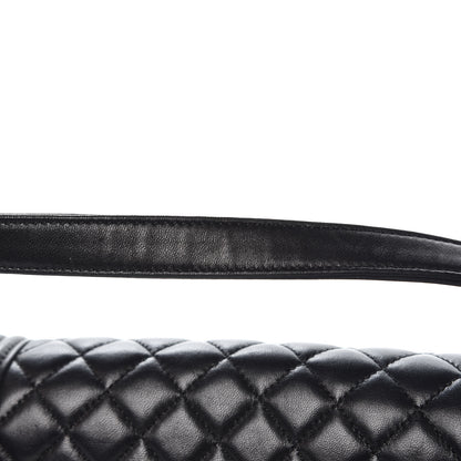 Chanel Lambskin Quilted Medium Boy Flap Black 12 of 15