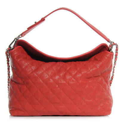 Chanel Caviar French Riviera Hobo Red 1 of 7