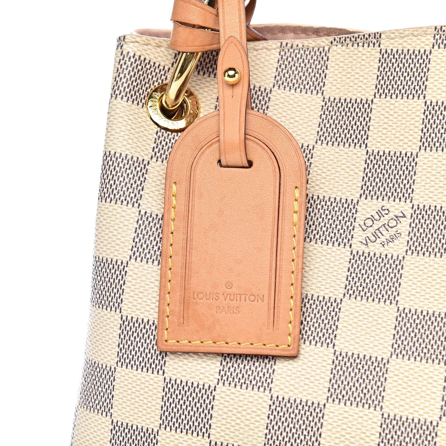 Damier Azur Graceful PM Rose Ballerine