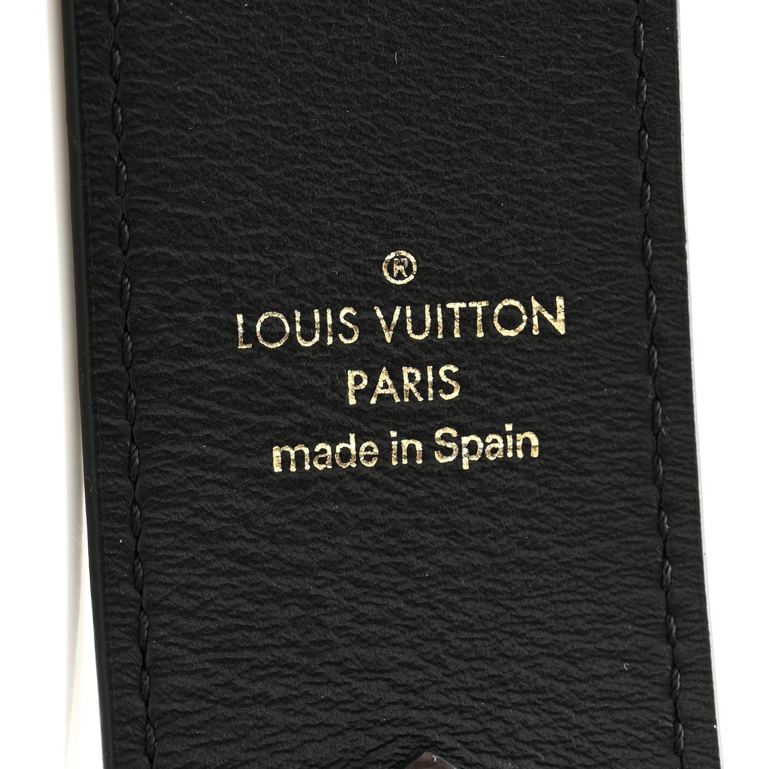 Louis Vuitton Monogram Bandouliere Shoulder Strap Black 3 of 5