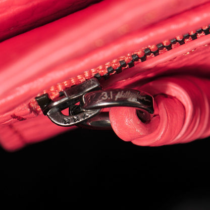 3.1 Phillip Lim 3.1 Textured Calfskin Medium Pashli Satchel Coral 13 of 13