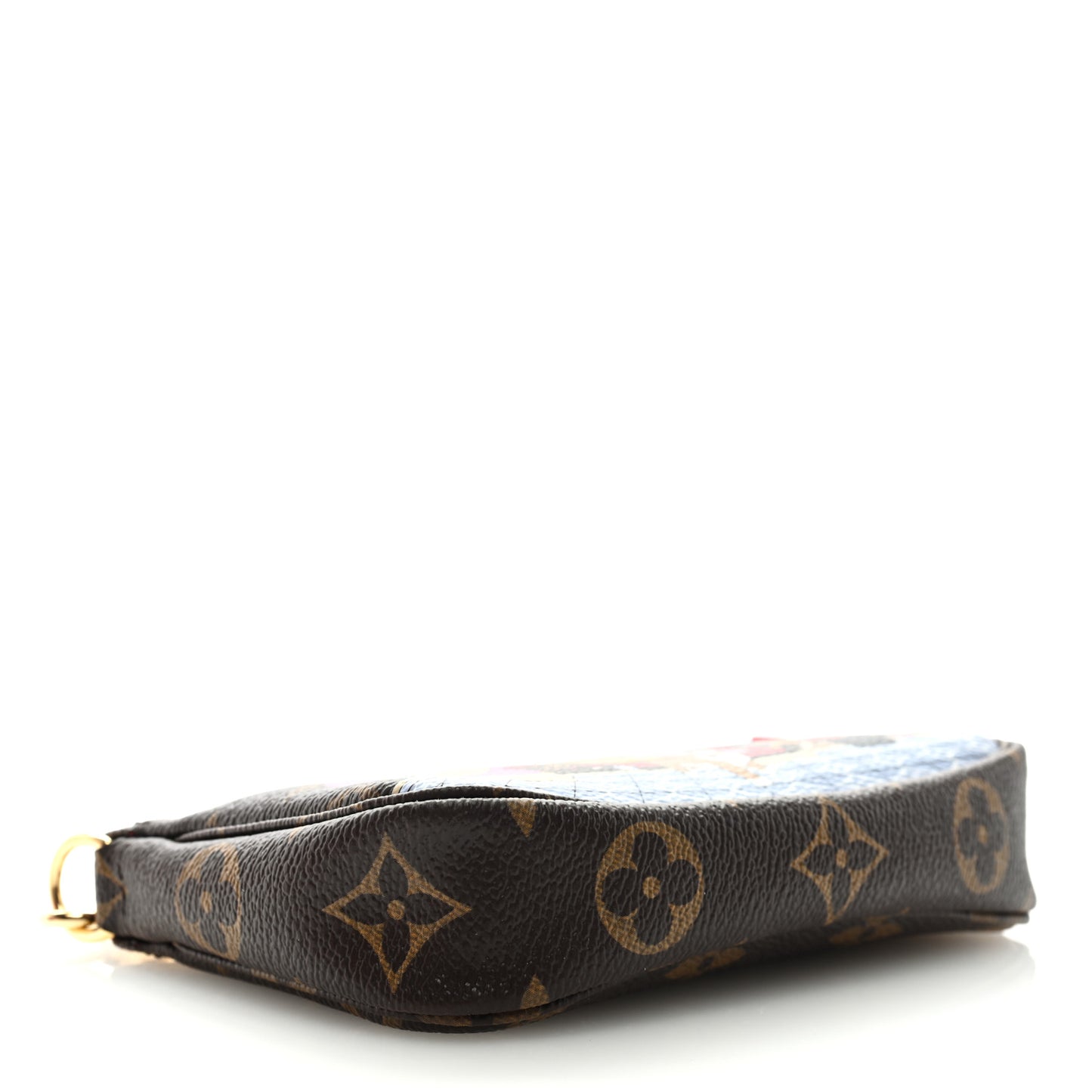Monogram 2021 Christmas Animation London Mini Pochette Accessories Red