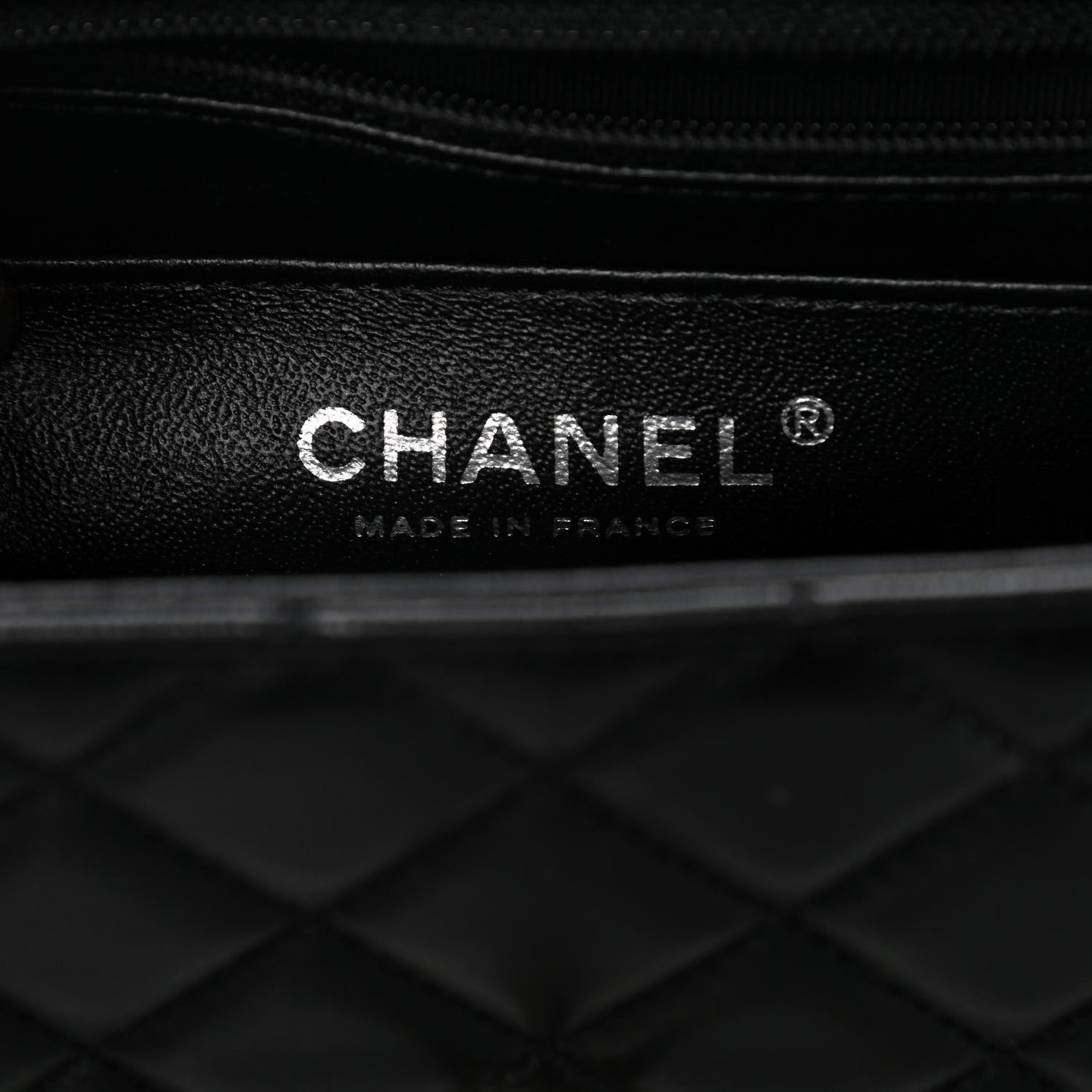 Chanel Lambskin Quilted Mini Rectangular Flap Black 6 of 10