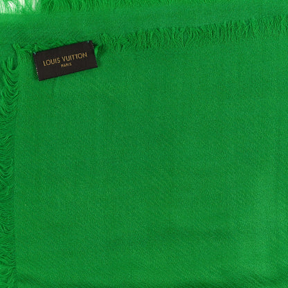 Louis Vuitton Epi Wool Monogram LV Shawl Green 3 of 3