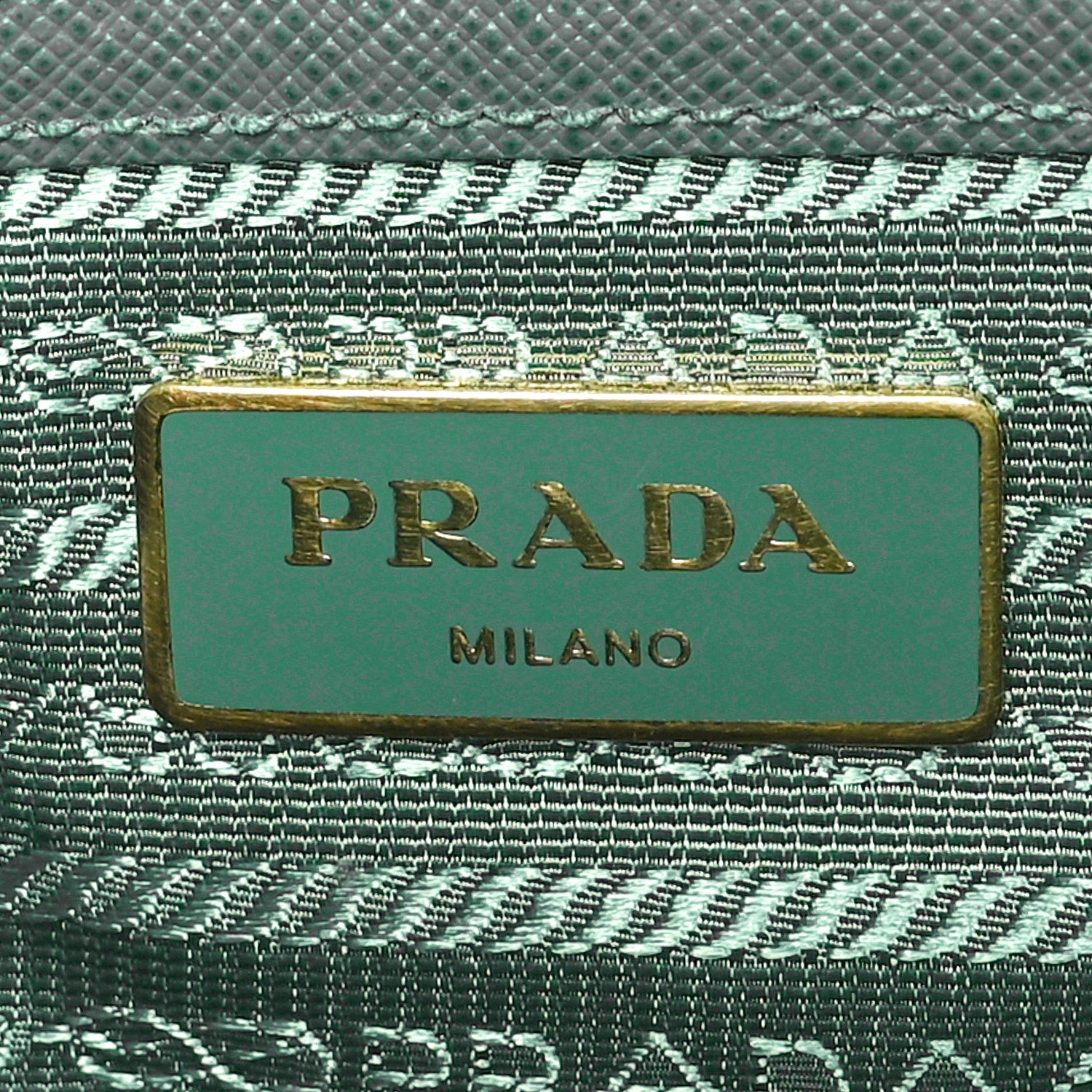 Prada Saffiano Lux Small Galleria Double Zip Tote Biliardo 6 of 9