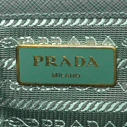 Prada Saffiano Lux Small Galleria Double Zip Tote Biliardo 6 of 9