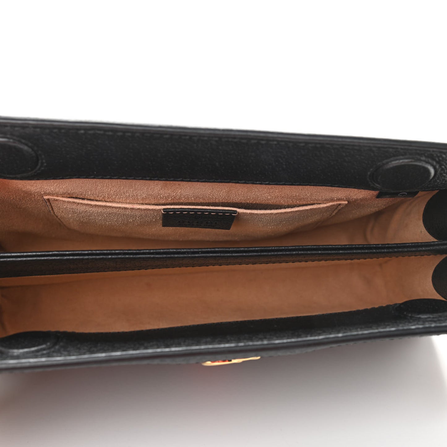 Calfskin GG Web Small Ophidia Chain Shoulder Bag Black