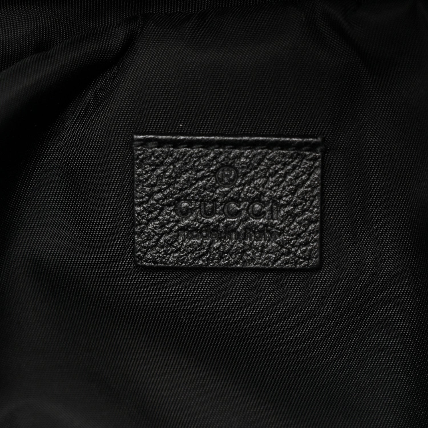 Gucci Nylon 80s Logo Patch Belt Bag Black 6 of 10