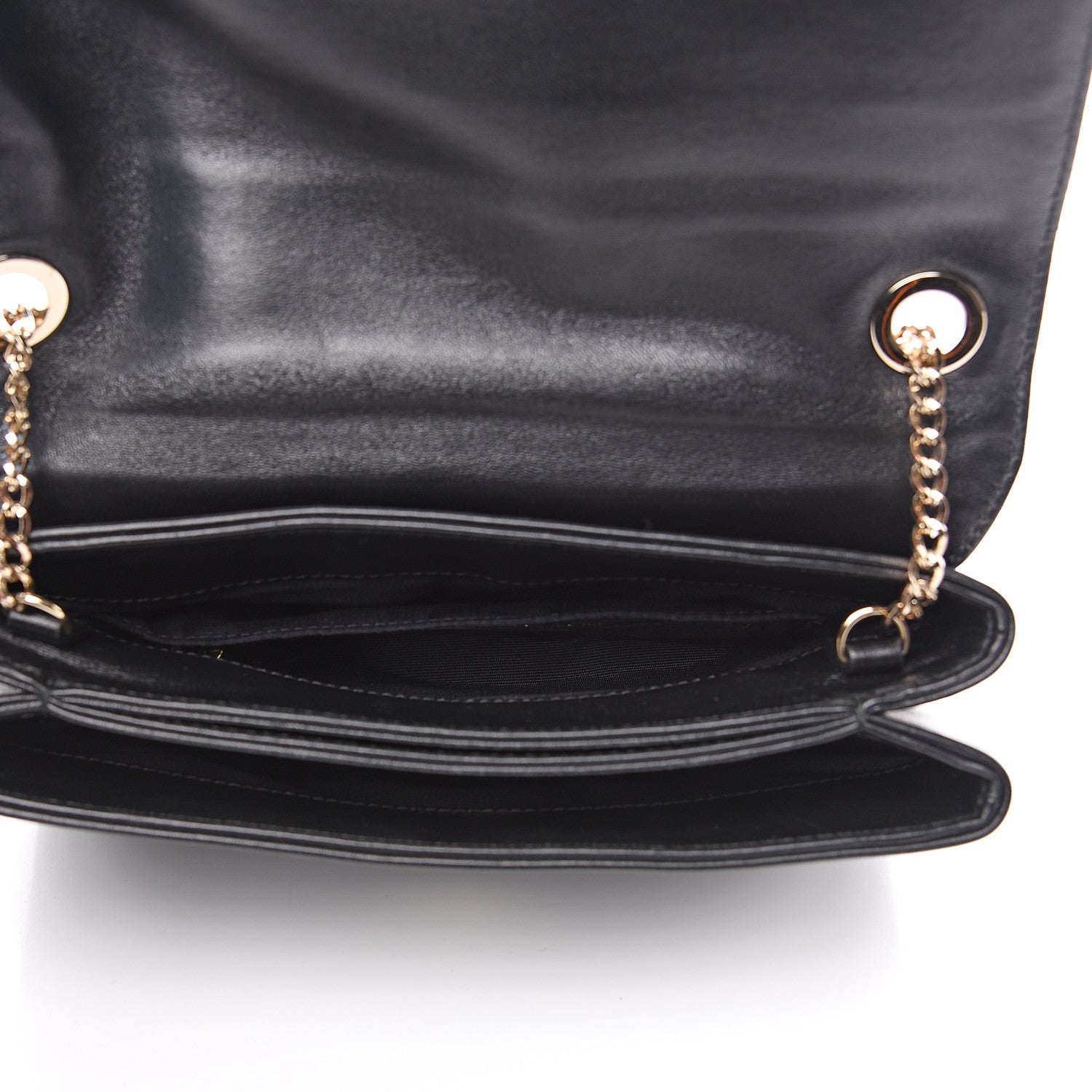 Lanvin Lambskin Studded Mini Sugar Flap Shoulder Bag Black 4 of 11