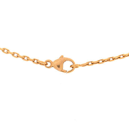 Hermes Lacquered Gold Mini Pop H Pendant Necklace White 5 of 5