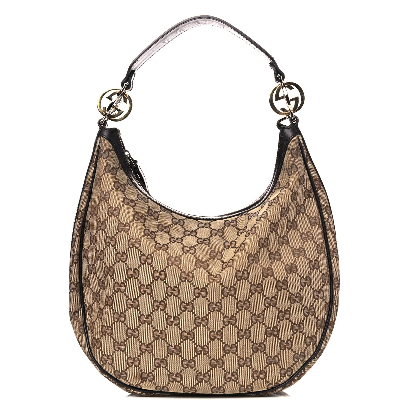 Monogram Medium GG Twins Hobo Black