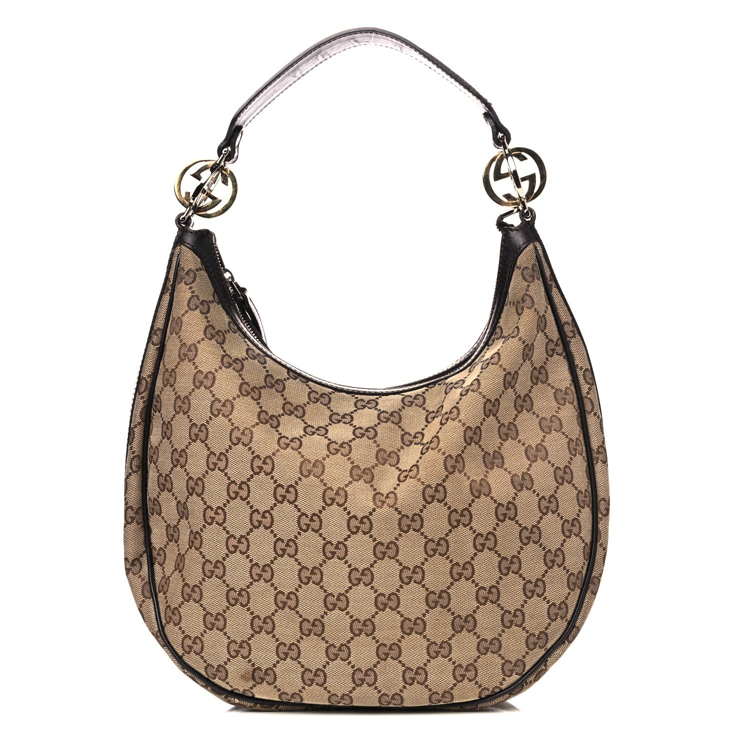 Gucci Monogram Medium GG Twins Hobo Black 1 of 10