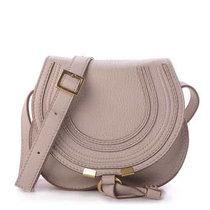 Chloe Calfskin Mini Marcie Round Crossbody Bag Blush Nude 1 of 8
