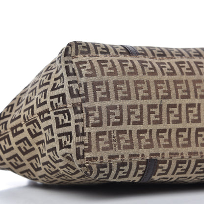 Fendi Zucchino Shopper Tote Brown 6 of 11