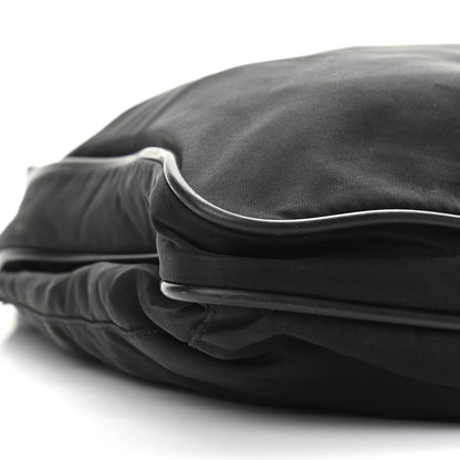 Prada Nylon Flat Messenger Bag Black 11 of 12