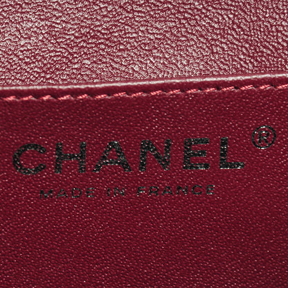 Chanel Lambskin Quilted Clutch With Chain Flap Black 9 of 9