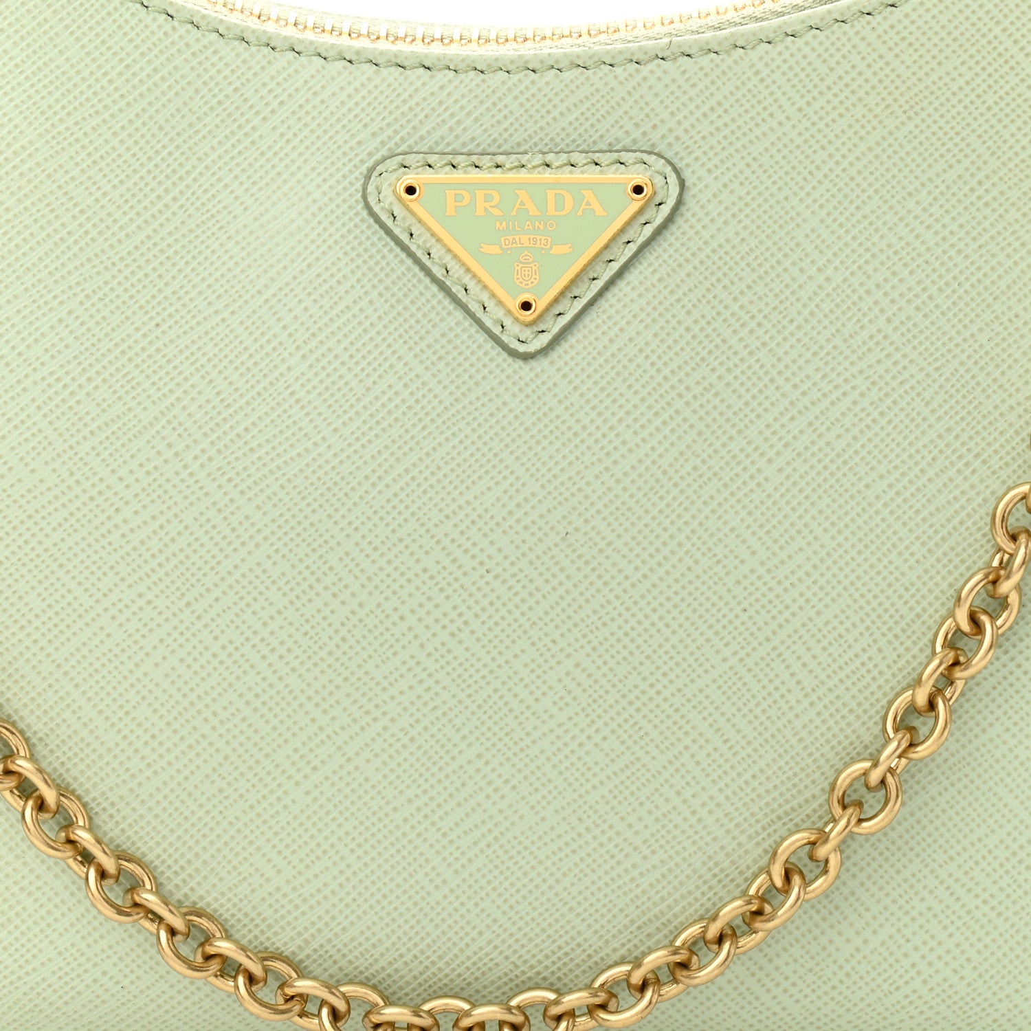 Prada Saffiano Lux Re-Edition 2005 Shoulder Bag Acqua 8 of 11