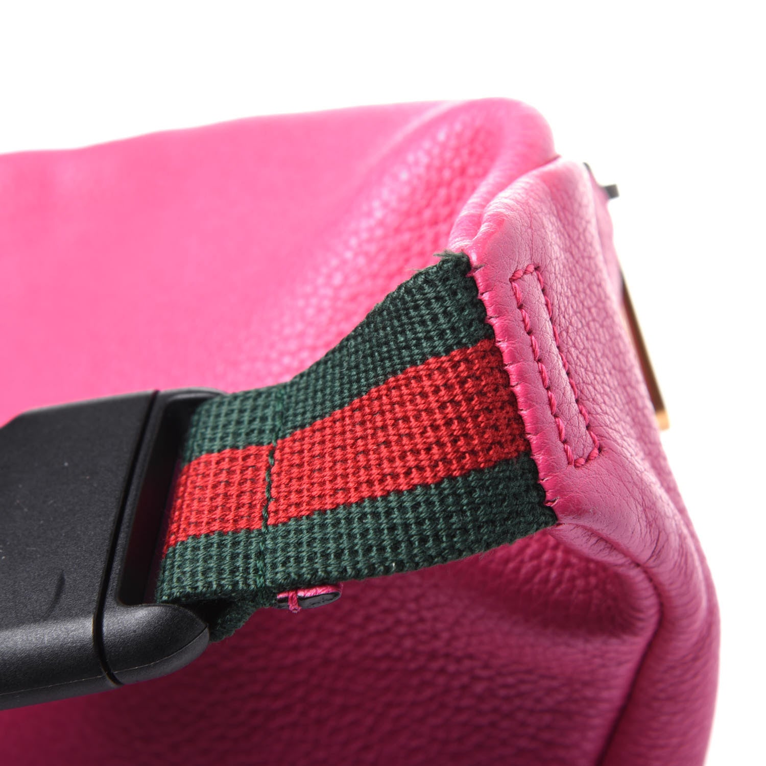 Gucci Grained Calfskin Logo Belt Bag Pink 16 of 17