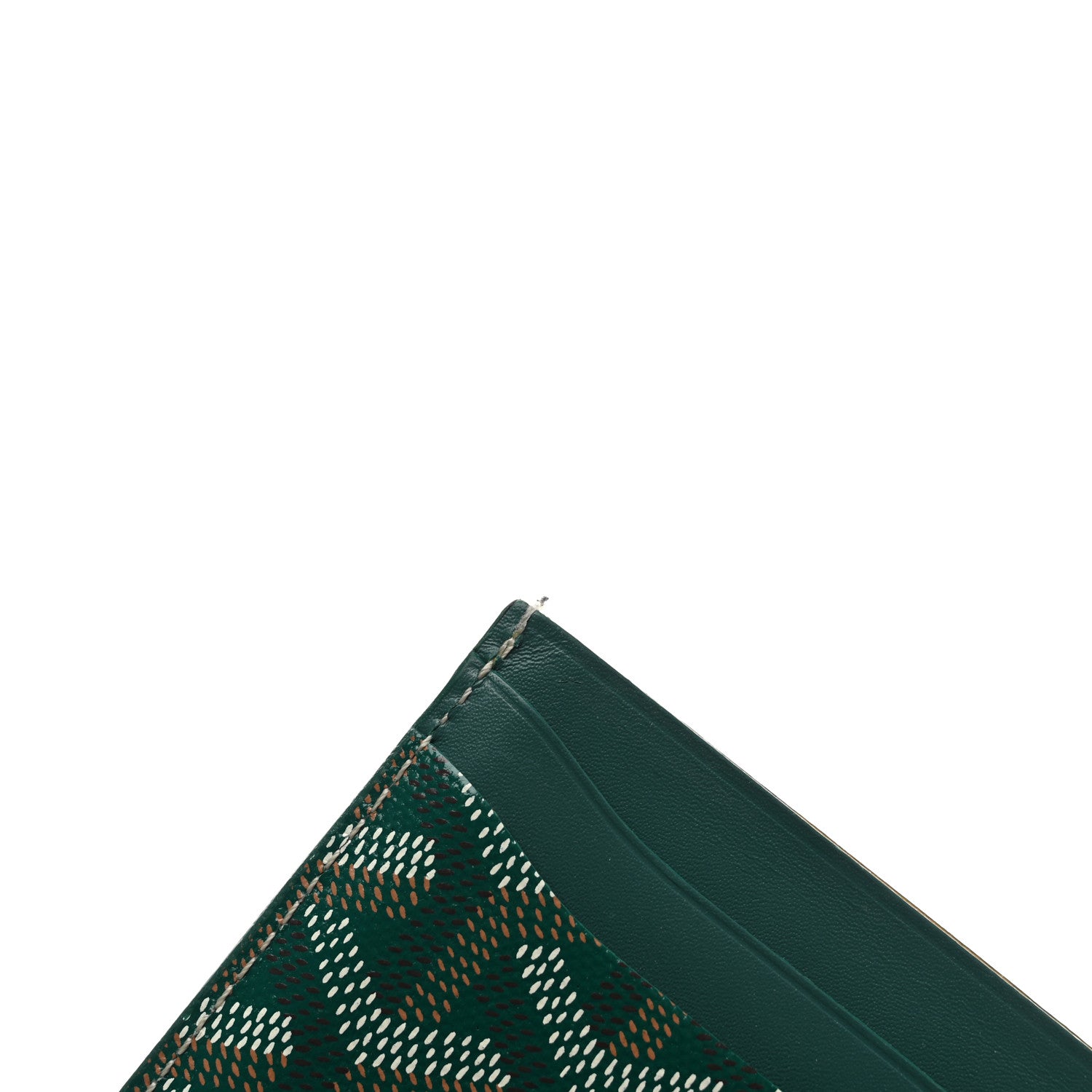 Goyard Goyardine Saint Sulpice Card Holder Green 8 of 9