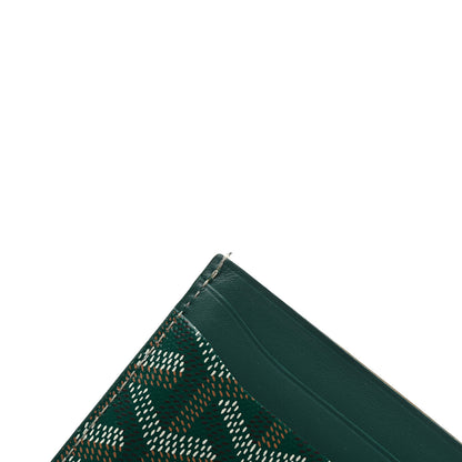 Goyard Goyardine Saint Sulpice Card Holder Green 8 of 9