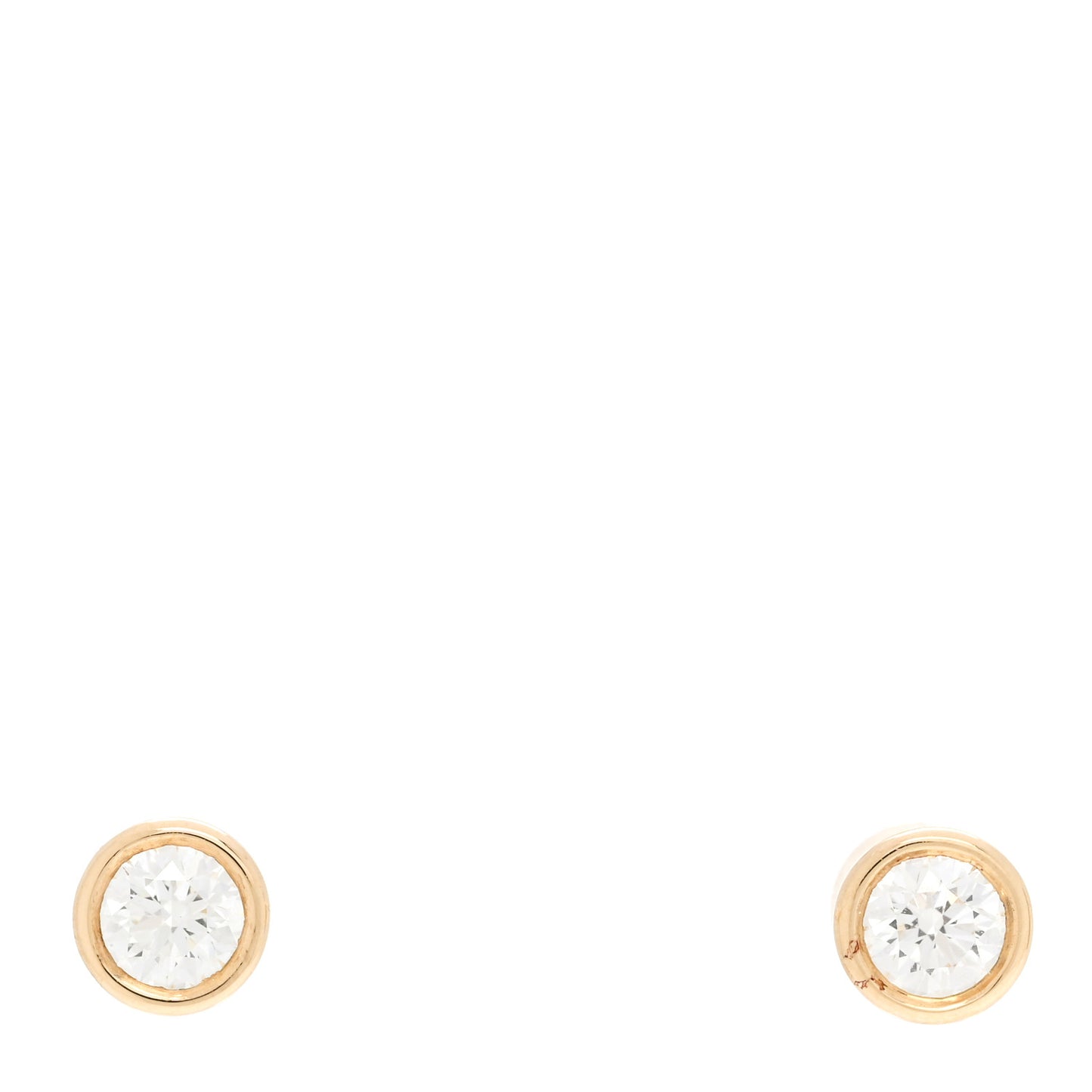 18K Yellow Gold Diamond .32ctw Elsa Peretti Diamonds By The Yard Earrings