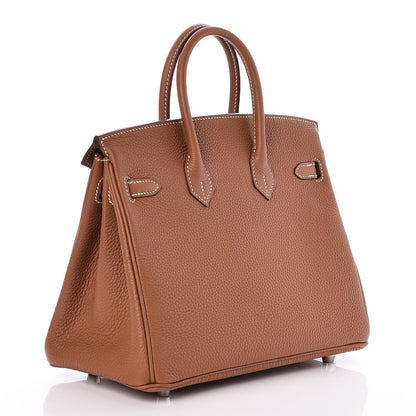 Hermes Togo Birkin 25 Gold 3 of 35