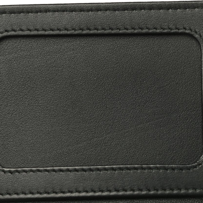 Chanel Crumpled Calfskin Quilted Card Holder Wallet So Black 12 of 13