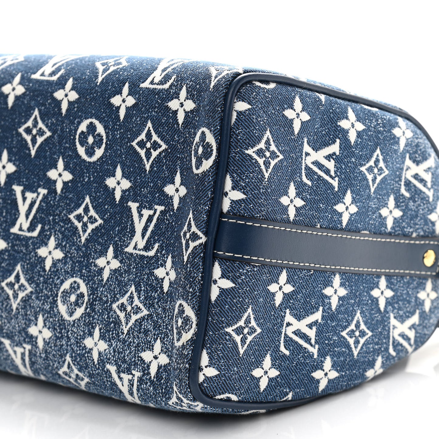 Monogram Jacquard Denim Speedy Bandouliere 25 Bleu