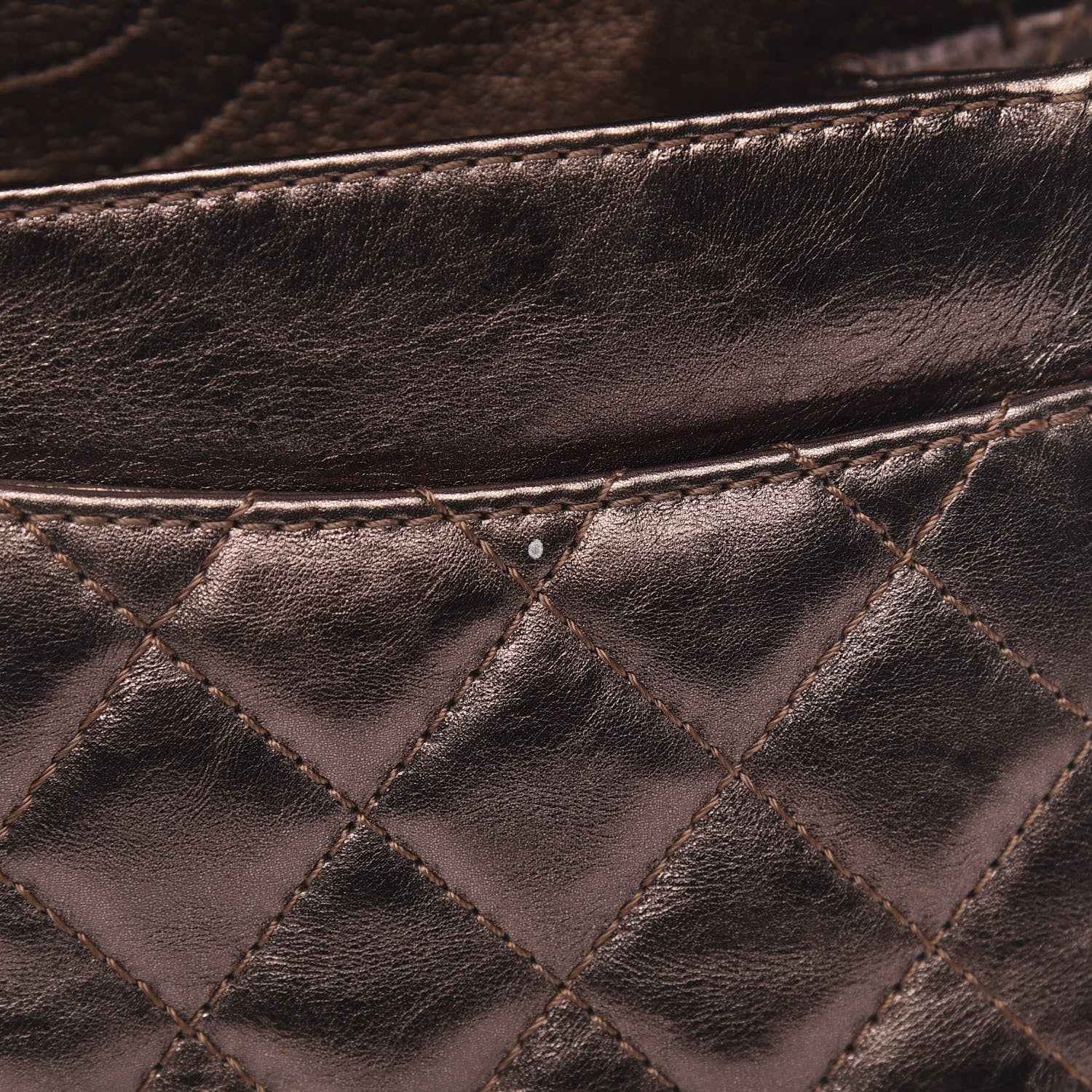Chanel Metallic Aged Calfskin Quilted 2.55 Reissue 225 Flap Bronze 11 of 12