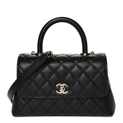 Chanel Caviar Quilted Mini Coco Handle Flap Black 1 of 9
