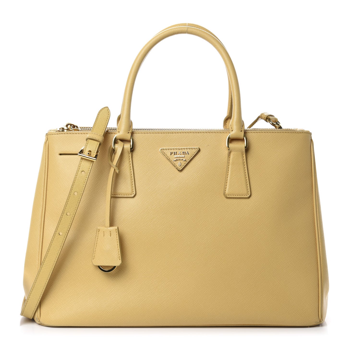 Saffiano Medium Galleria Double Zip Tote Ginestra