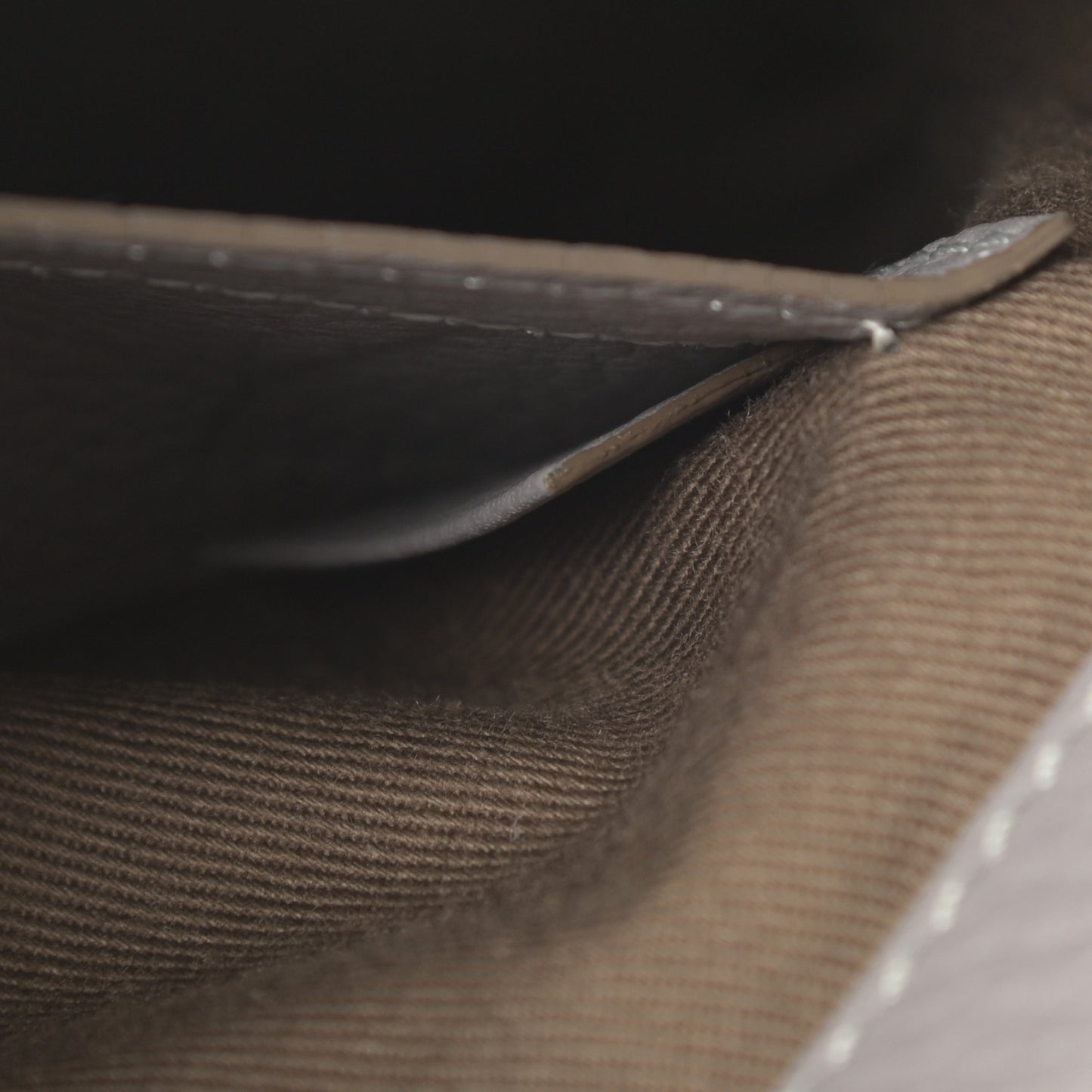 Calfskin Mini Marcie Round Crossbody Bag Cashmere Grey