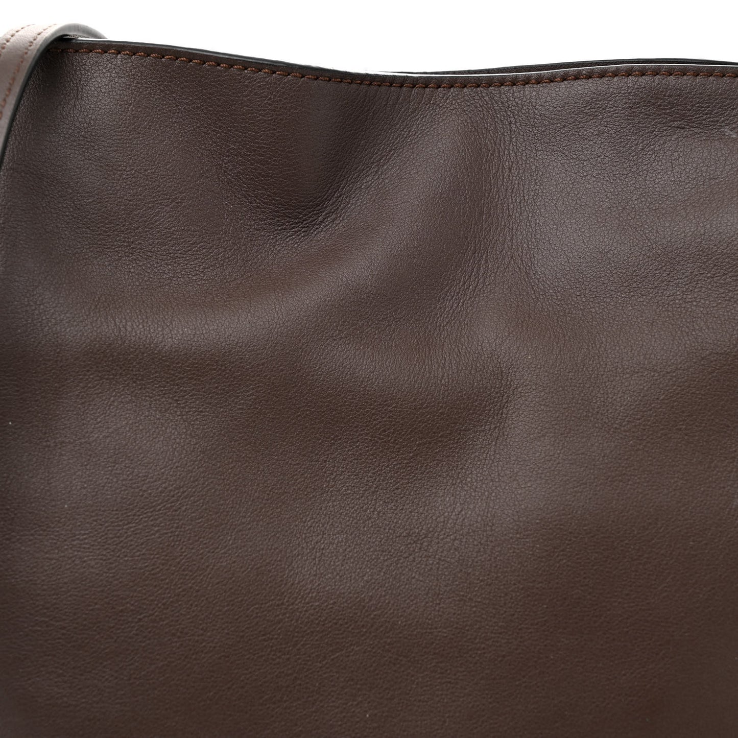 Nappa Medium Flamenco Knot Bag Chocolate