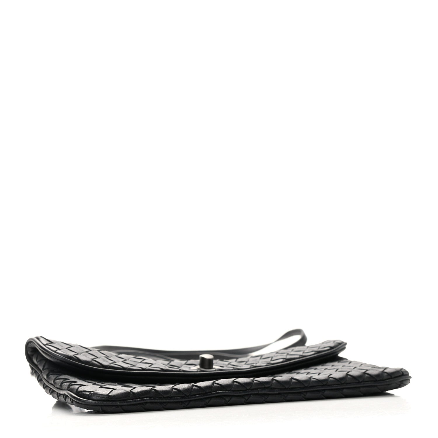 Bottega Veneta Nappa Intrecciato Mini Turn-Lock Crossbody Black 4 of 10